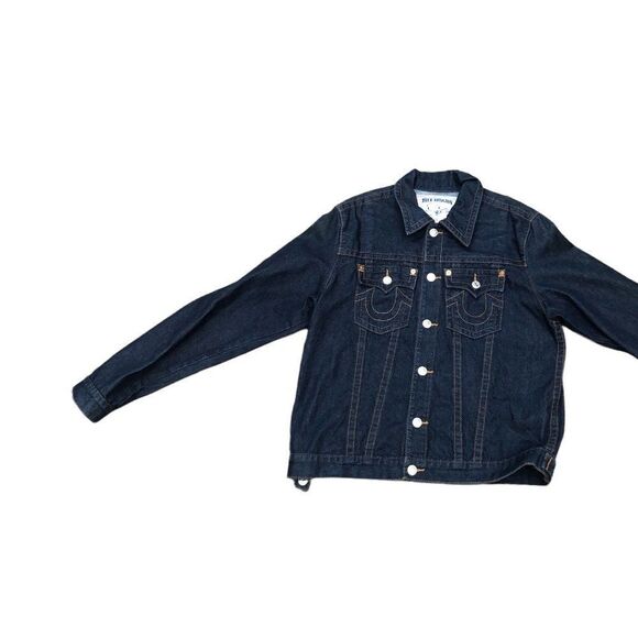 Vintage True Religion Jean Jacket Medium Trucker Jacket - Picture 6 of 13